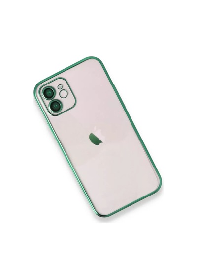 Newface Apple iPhone Uyumlu 11 Kılıf Razer Lensli Silikon - Yeşil Belirtilmemiş