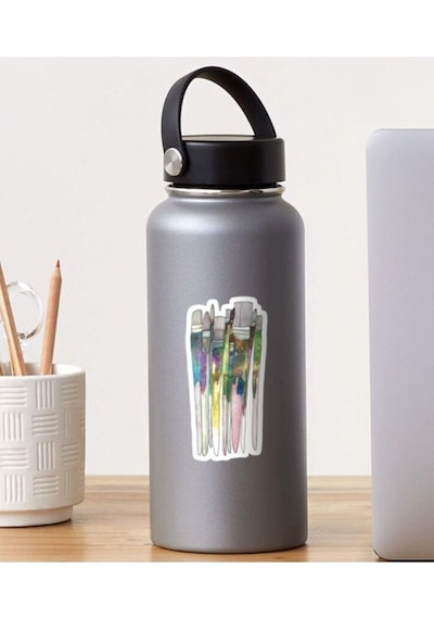 Sanat - Ressam -resim - Çizim - Boyamak Tasarımlı Sticker Seti
