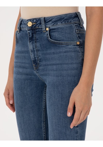 Pierre Cardin Kadın Mavi Pantolon Jean 50318242-vr036 Mavi