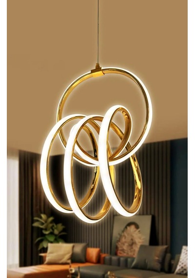 Fokus Gold 3renk Led Sarkıt Gold