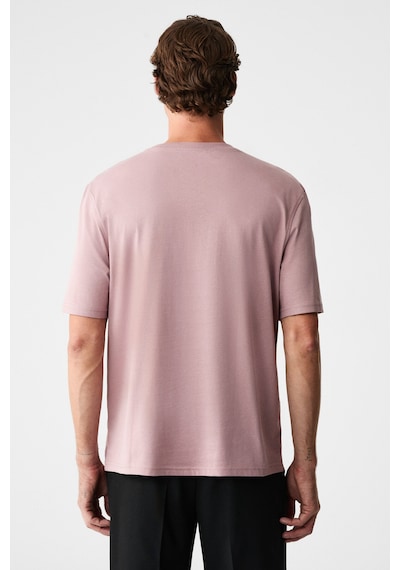 Grimelange Mocassın Erkek %100 Pamuk Baskılı Relaxed Fit Yuvarlak Yaka Kısa Kollu Koyu Pembe T-shirt Koyu Pembe Grimelange Mocassın Erkek %100 Pamuk Baskılı Relaxed Fit Yuvarlak Yaka Kısa Kollu Koyu Pembe T-shirt Koyu Pembe