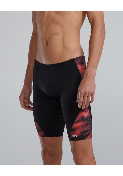 Tyr Durafast Elite Men's Blade Splice Jammer Swimsuit - Soren Kırmızı