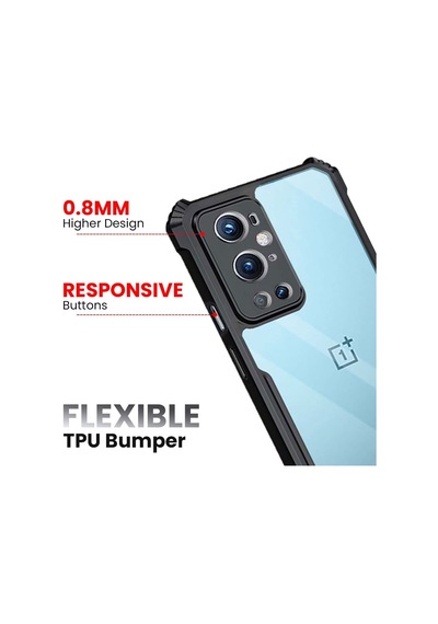 Oneplus 9 Pro Kılıf Kamera Ve Köşe Koruma Arkası Sararmaz Şeffaf