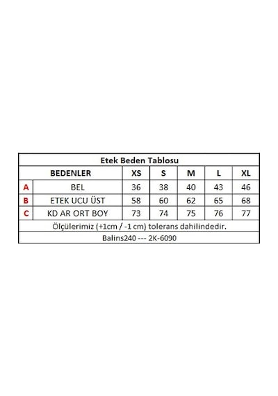 Balins Kadın Viskon Pembe Etek Pembe