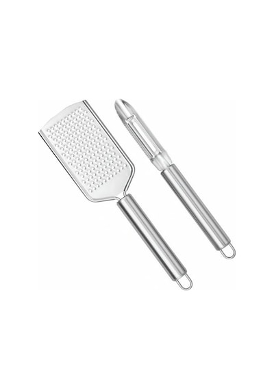 Paslanmaz Çelik Mutfak Rende Ve Sebze Soyacağı Seti, Ergonomik Saplı, Çok Amaçlı Dayanıklı Rende, Soyacak, Meyv Diğer