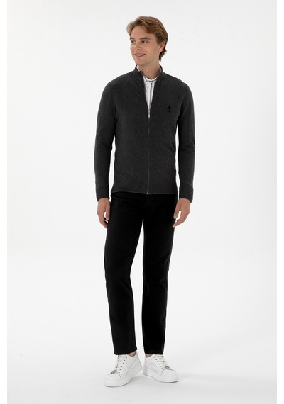 U.s. Polo Assn. Erkek Antrasit Melanj Hırka Triko 50307740-vr081 Antrasit Melanj U.s. Polo Assn. Erkek Antrasit Melanj Hırka Triko 50307740-vr081 Antrasit Melanj