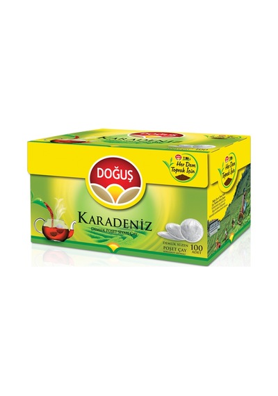 Doğuş Karadeniz Bergamot Aromalı Siyah Demlik Süzen Poşet Çay 4'lü 100 x 3.2 G