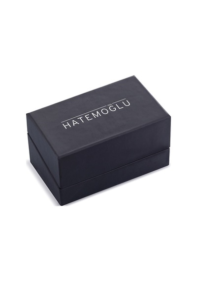 Hatemoğlu Lacivert Desenli Yuvarlak Kol Düğmesi 110110etc001 005