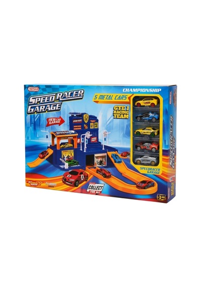 Speed Racer Garaj 5'li Metal Araba Seti