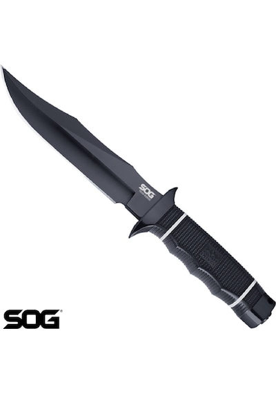 Sog S10b-k Tech Bowie Siyah Kamp Bıçak Siyah