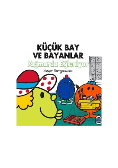 Küçük Bay Ve Bayanlar Yağmurda Eğleniyor Ciltli Doğan Çocuk