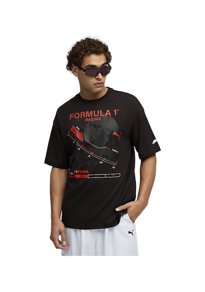 Puma Erkek Tişört F1 Graphic Tee - Relaxed 63265501 Siyah