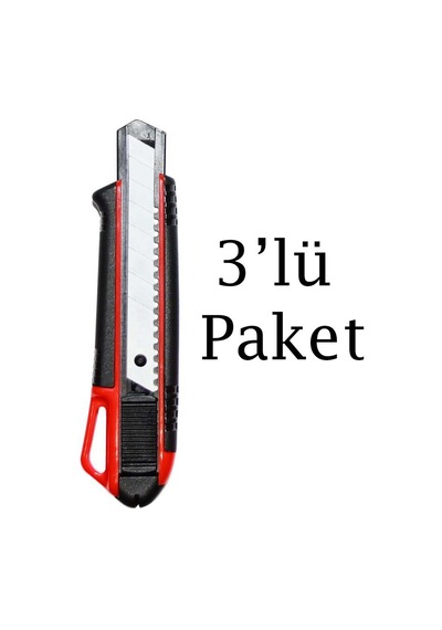 Brio Maket Bıçağı Pro-plast 18 Mm 3'lü Paket