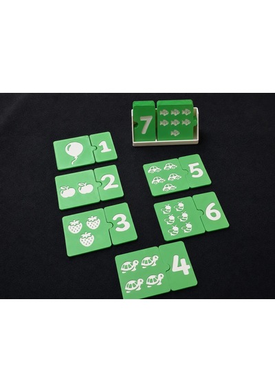 3d Baskı Sayma Ve Eşleştirme Puzzle Kartları - 1den 10a Rakam Ve Nesne Sayma Seti, Erken Matematik Öğretim Materyali