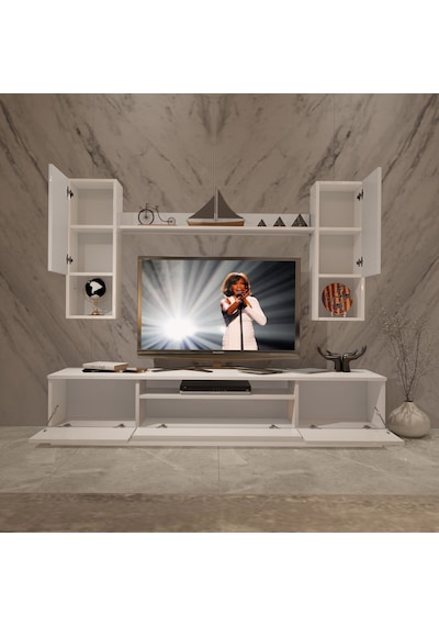 Decoraktiv Trendstyle 5da Mdf Tv Ünitesi Tv Sehpası Beyaz