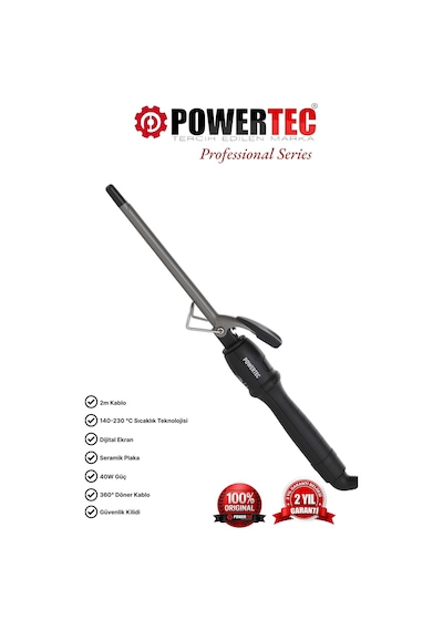 Powertec Professional 11 MM Saç Maşası  Siyah