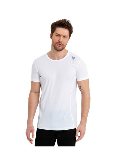 Erkek Spor Reflektör Baskılı Polyester Tişört 001