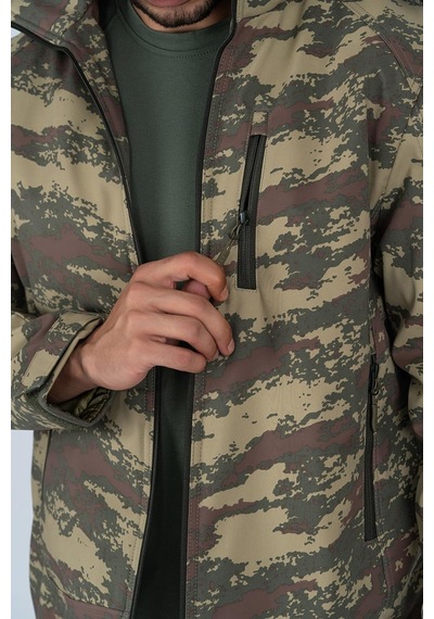 Combat Tactical Mont Tactıcal Softshell Kamuflaj - 305-647-nano Yeşil