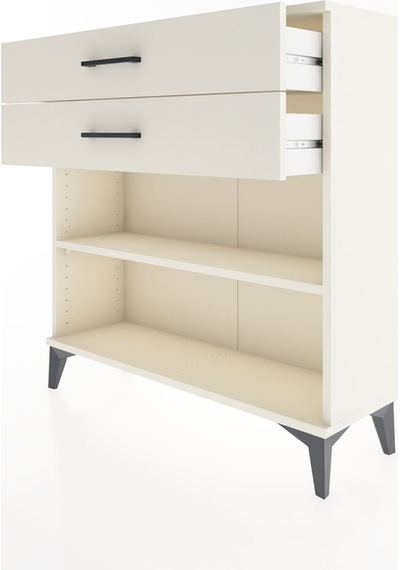 Arges Şifonyer Tek Raflı 2 Çekmeceli 88x30x96 Aytaşı-aytaşı Aytaşı