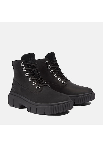 Timberland Greyfield Mid Lace Up Kadın Bot-33969 Siyah