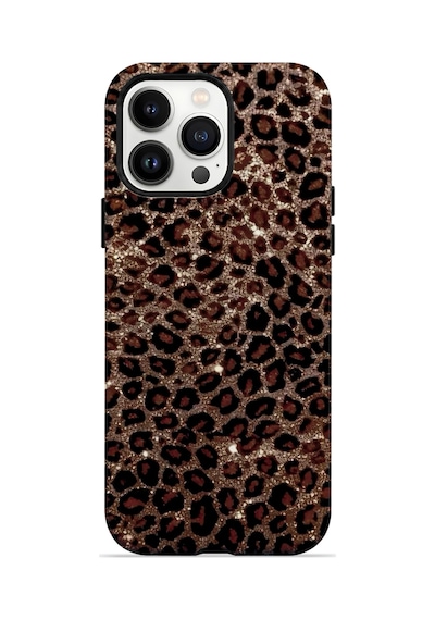 Velvoria Valestra Klasik Leopar Apple iPhone Uyumlu 14 Pro Darbe Korumalı Kılıf Valestra Select - Klasik Leopar