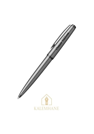 Kalemhane Scrikss Kişiye Özel Tükenmez Kalem Özel Kutulu Ömür Boyu Garantili Hediye Paketli Gri