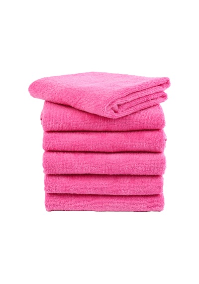 6 Adet Mutfak Havlusu El Yüz Havlusu Pembe