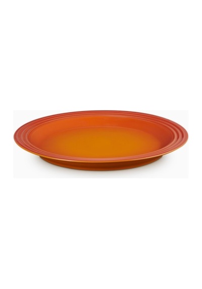Le Creuset Klasik Dayanıklı Tasarım Seramik Yemek Tabağı 27 Cm Turuncu