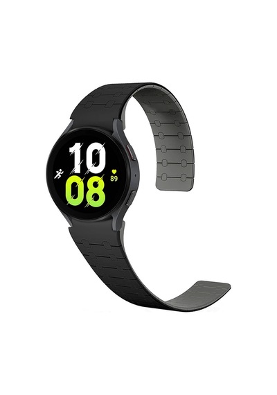 Galaxy Uyumlu Watch 5 40mm Zore Krd-111 20mm Çizgili Desenli Silikon Kordon