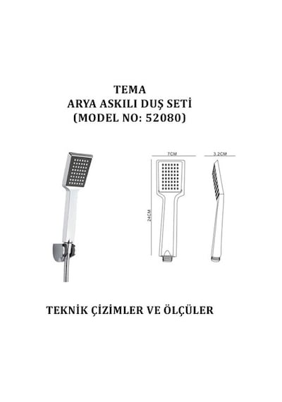 Askılı Duş Seti, Modern Tasarım Ve Kullanışlılık 6998