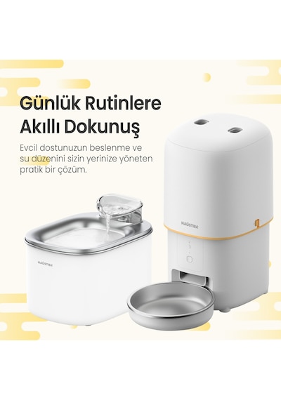 Haustier Pwf Akıllı Beslenme İstasyonu, Akıllı Kedi Mama Kabı & Kedi Su Sebili İkisi Bir Arada Avantaj Set, Pf02 Akıllı Mama Kabı, Wf007l Otomatik Kedi Su Sebili, Combo Set Beyaz Haustier Pwf Akıllı Beslenme İstasyonu, Akıllı Kedi Mama Kabı & Kedi Su Sebili İkisi Bir Arada Avantaj Set, Pf02 Akıllı Mama Kabı, Wf007l Otomatik Kedi Su Sebili, Combo Set Beyaz