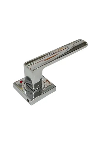 Sese Duru Modeli Rozetli Wc Kapı Kolu Krom Renk 200-203r-02-18