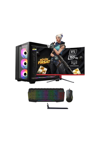 Ramtech FF Victory i590 Plus i5-9400F 32 GB 1 TB SSD 8 GB RTX4060 23.6" Masaüstü Oyuncu Bilgisayarı