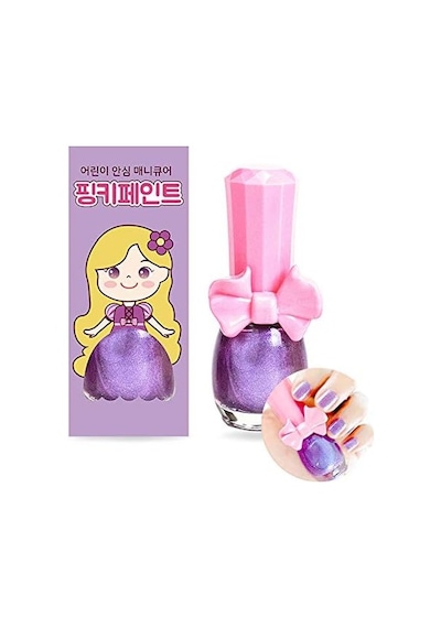 I'm Pinky Kids Nail Paint Shiny Purple Çocuklar İçin Soyulabilir Oje