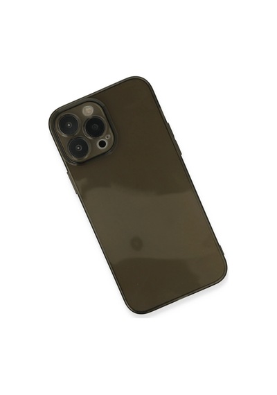 Apple iPhone Uyumlu,  13 Pro Kılıf Fly Lens Silikon - Siyah