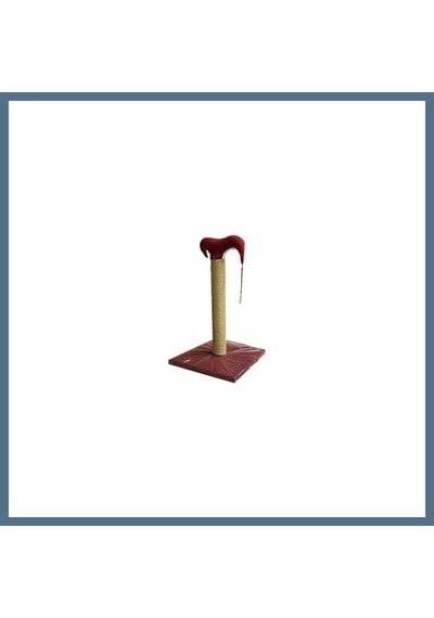 Buradabulabilirsin İnce Kedi Tırmalama Tahtası 50 Cm Bordo Bbz