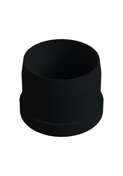 Cateksss 38 Mm Düz İç Profil Tapası 1.2 Mm Siyah - 38 Li Paket