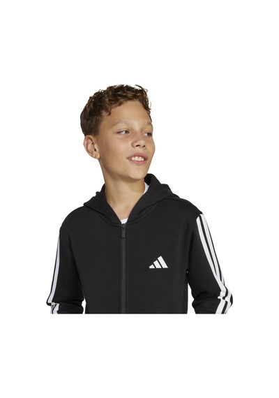 Adidas J 3s Fl Fz Hd Siyah Erkek Sweatshirt Jd6494