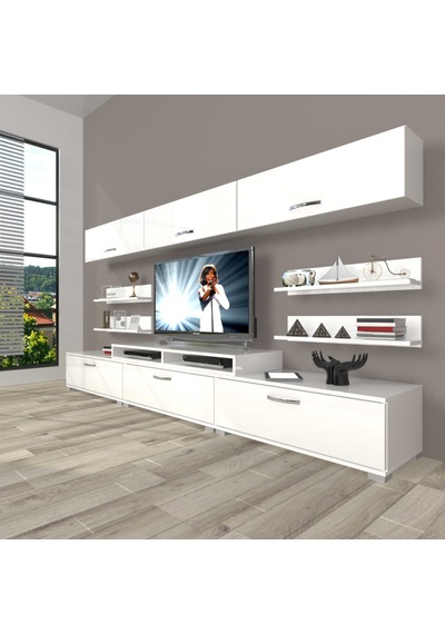 Decoraktiv Ekoflex 8y Slm Tv Ünitesi Tv Sehpası Beyaz