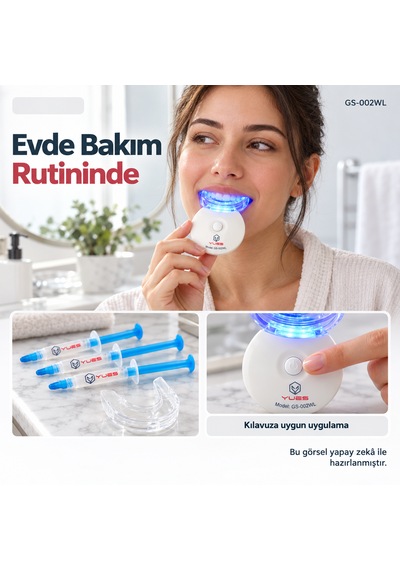 Yues Gs-002wl Led Diş Beyazlatma Seti 3 X 3 Ml Pap Jel