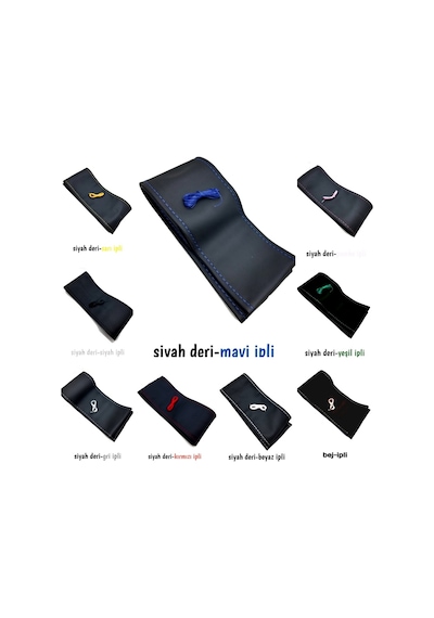 Gürler Dikmeli Deri Direksiyon Kılıfı Esnek 25Li Paket