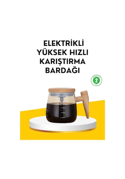 Usb Şarjlı Akıllı Karıştırıcı Kupa Ip6 Su Geçirmez Renkli