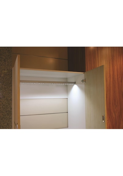 Gürçay Led Işıklı Dolap Içi Askı Borusu Pilli 101-120 Cm