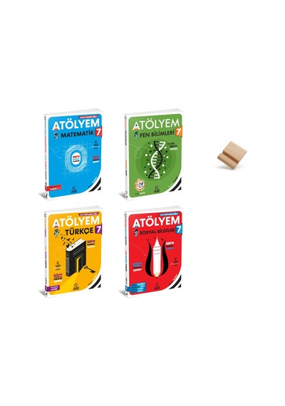 Arı 7. Sınıf 2027 Maarif Atölyem Serisi Matematik Fen Türkçe Ve Sosyal 4lü Set + Telefon Standı
