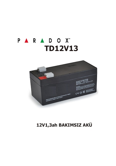 Td12V13 12V 1.3 A Bakimsiz Akü