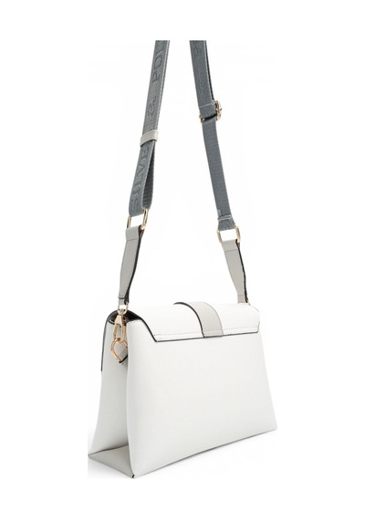 Silver & Polo Silver Polo Beyaz - A.gri Düz Kadın Çapraz Çanta Sp1287