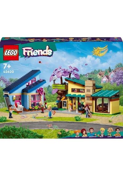 LEGO® Friends Olly ve Paisley'nin Aile Evleri 42620 7+ Yaratıcı Oyuncak Yapım Seti - 1126 Parça