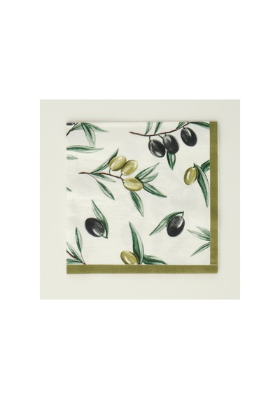 Bella Maison Olive 40'lı Kağıt Peçete 33x33 Cm