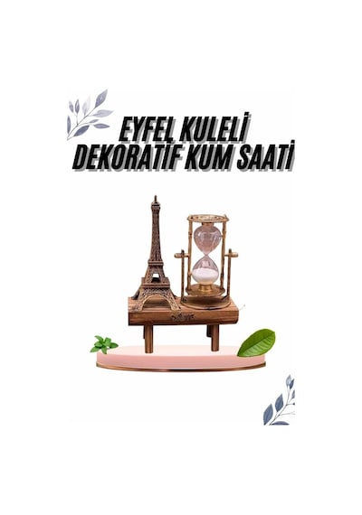 Paris Eyfel Kulesi Hediyelik Eyfel Retro Kum Saati Dekoratif Eşya 52733592
