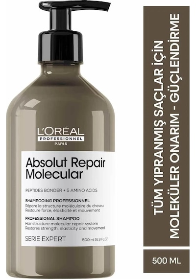 L'oreal Professionnel Serie Expert Absolut Repair Molecular Şampuan 500 ML